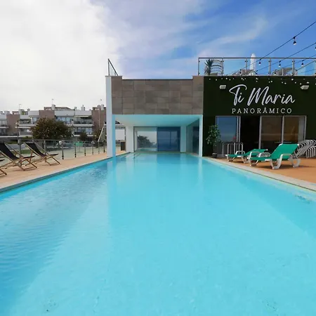 Vista Mar-beach 1km, Shared Pool Apartamento